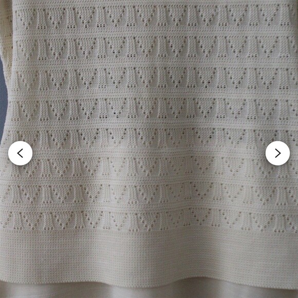 Vintage Kay Windsor Dress Womens 4 Ivory Peplum Maxi Lace Overlay Formal - Picture 4 of 9